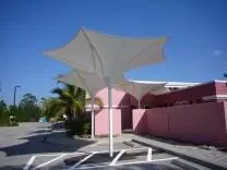 Flexshade Lotus - an upside down shade structure
